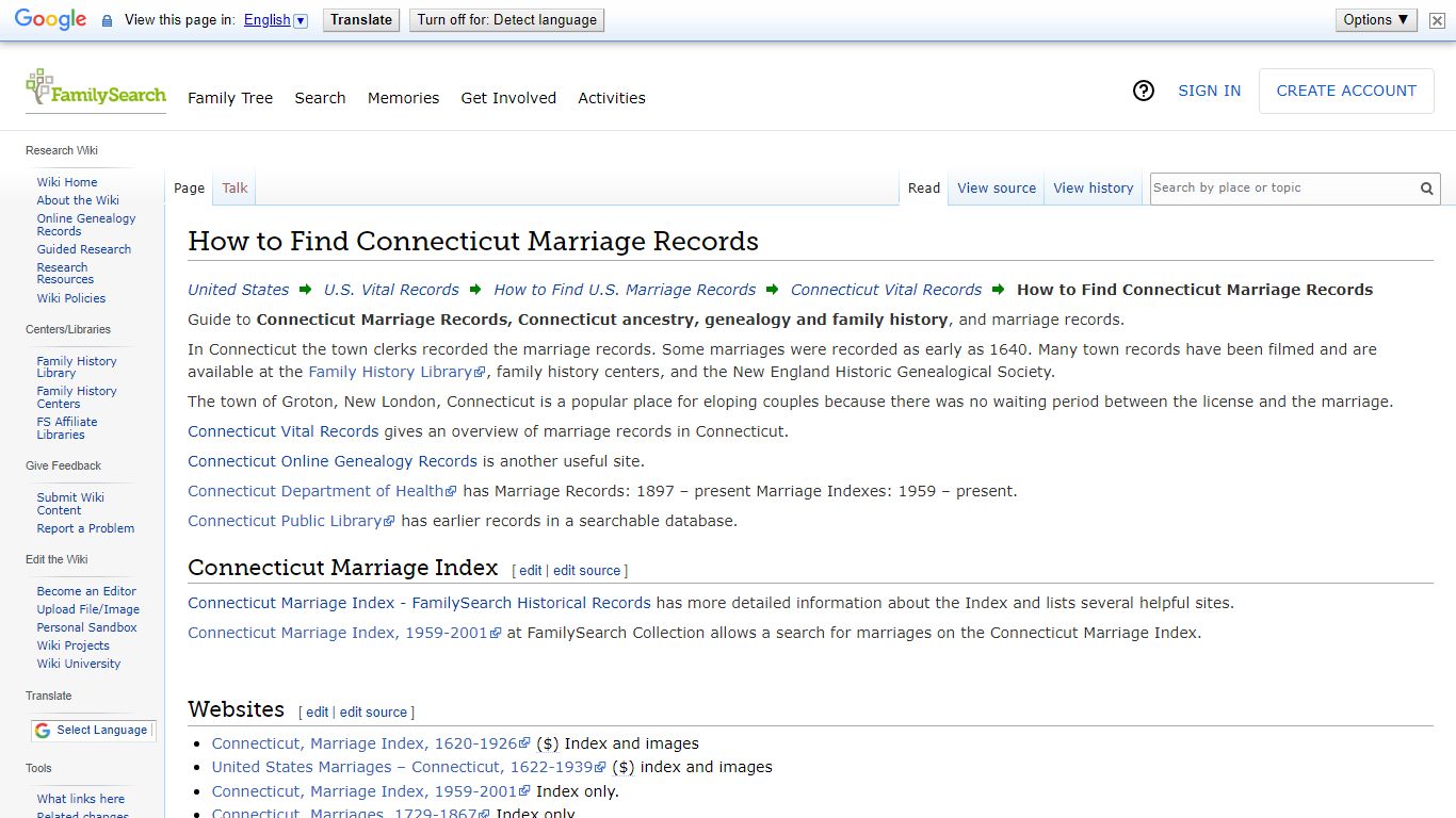 How to Find Connecticut Marriage Records • FamilySearch